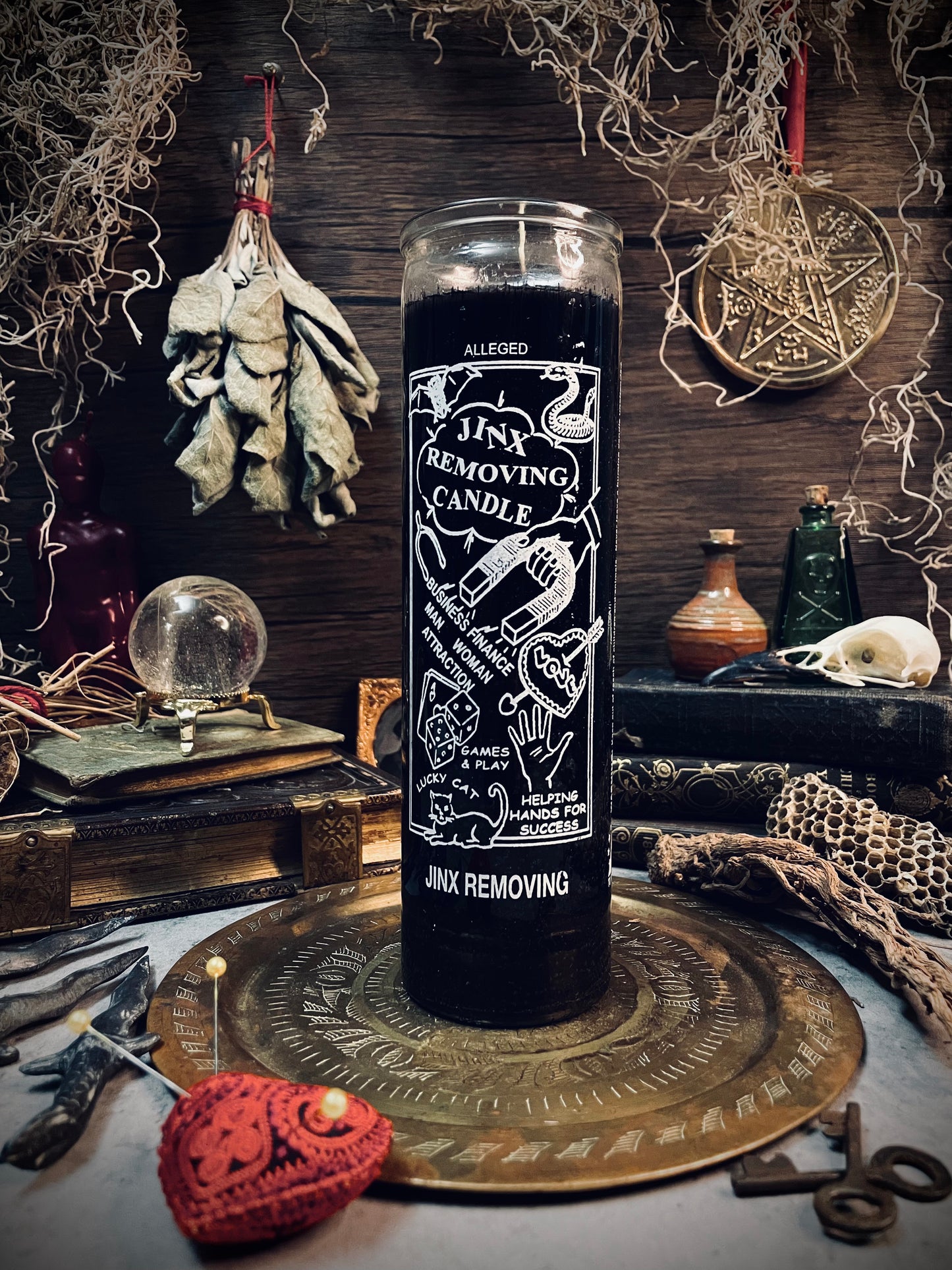 Jinx Removing Black 7 Day Candle