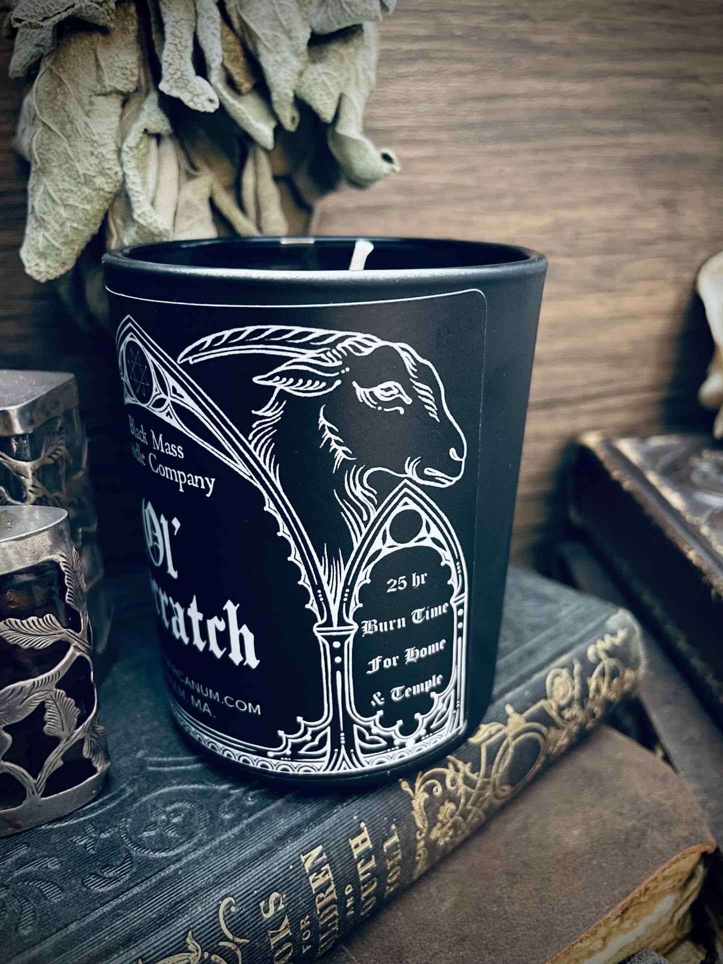 Ol' Scratch Candle | Black Mass Candle Co.
