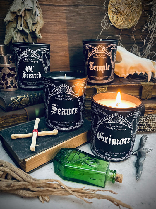 Grimoire Candle | Black Mass Candle Co.