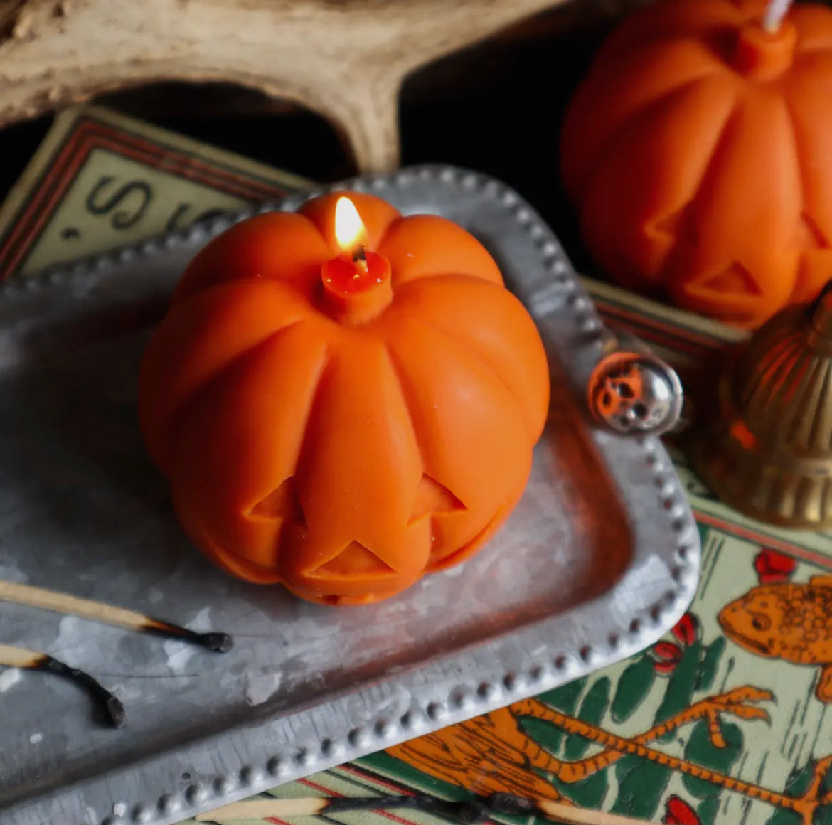 Jack-O-Lantern Candle