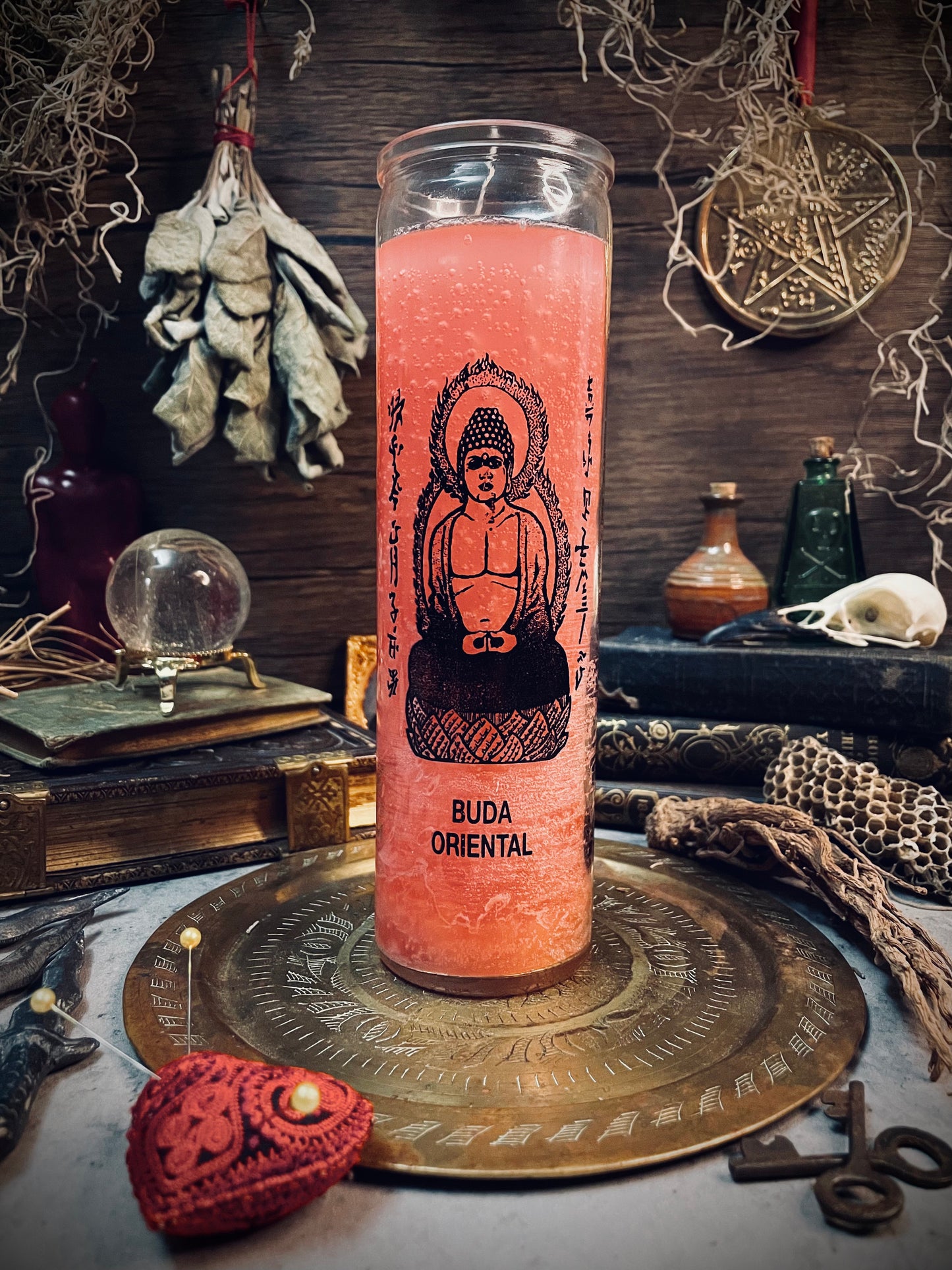 Buddha Pink 7 Day Candle