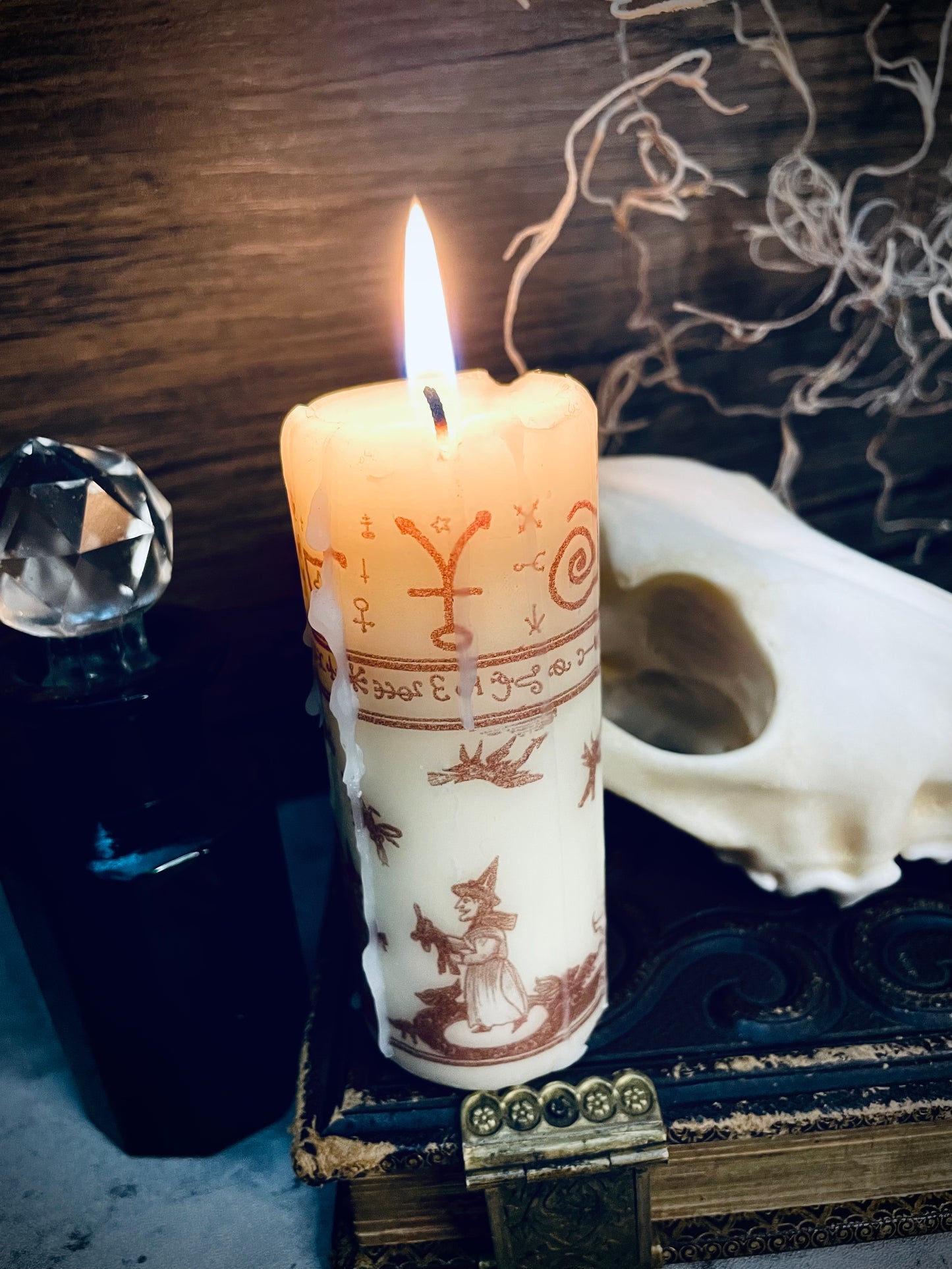 Black Flame Candle