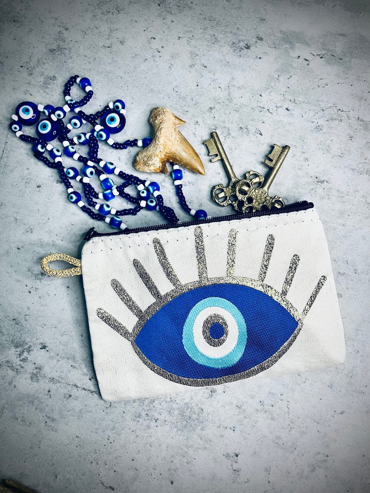 Evil Eye Zipper Pouch