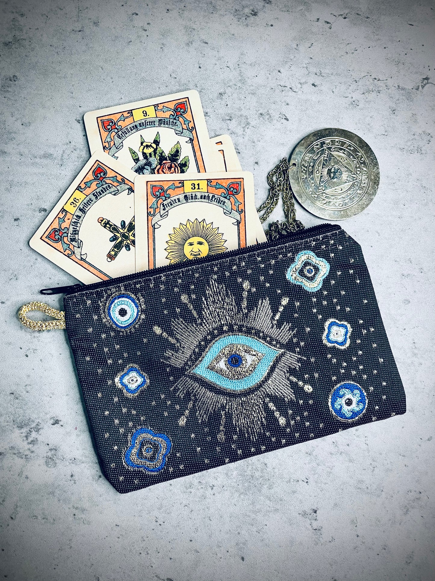 Evil Eye Zipper Pouch