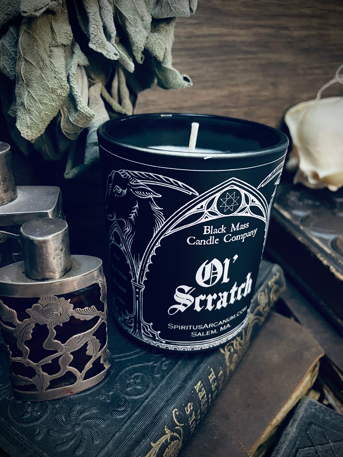 Ol' Scratch Candle | Black Mass Candle Co.