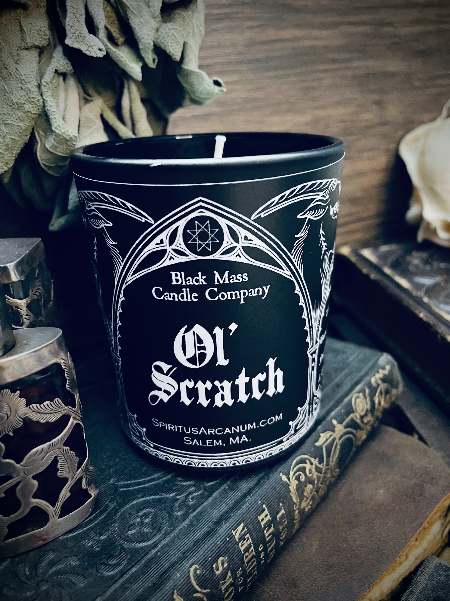 Ol' Scratch Candle | Black Mass Candle Co.