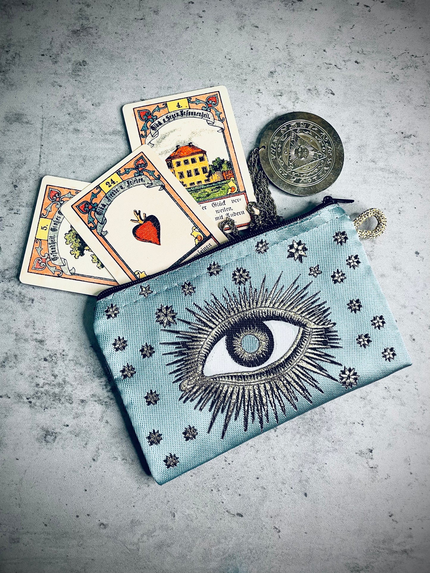 Evil Eye Zipper Pouch