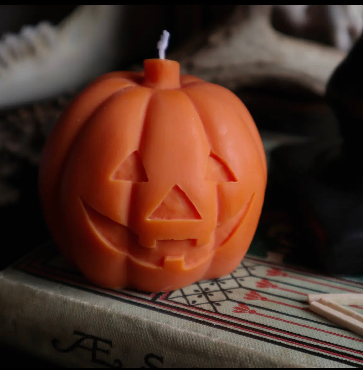 Jack-O-Lantern Candle