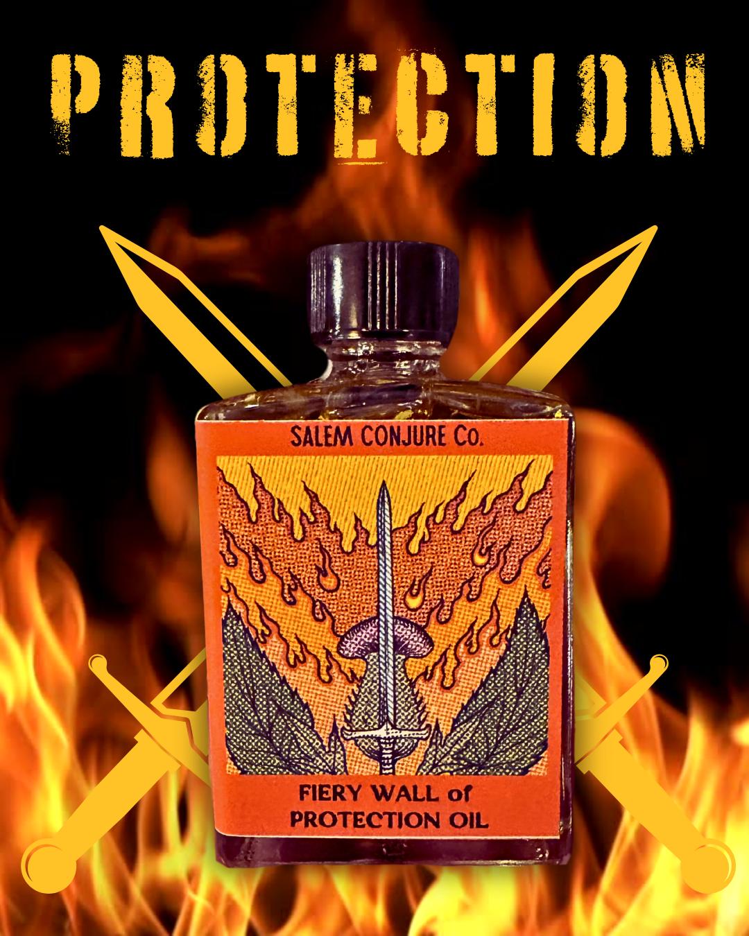 Fiery Wall of Protection Oil