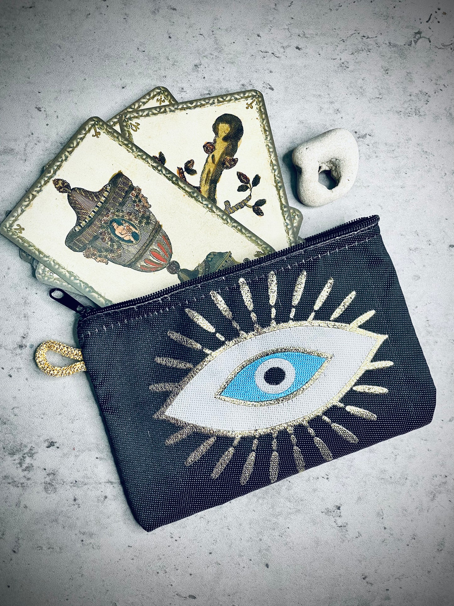 Evil Eye Zipper Pouch