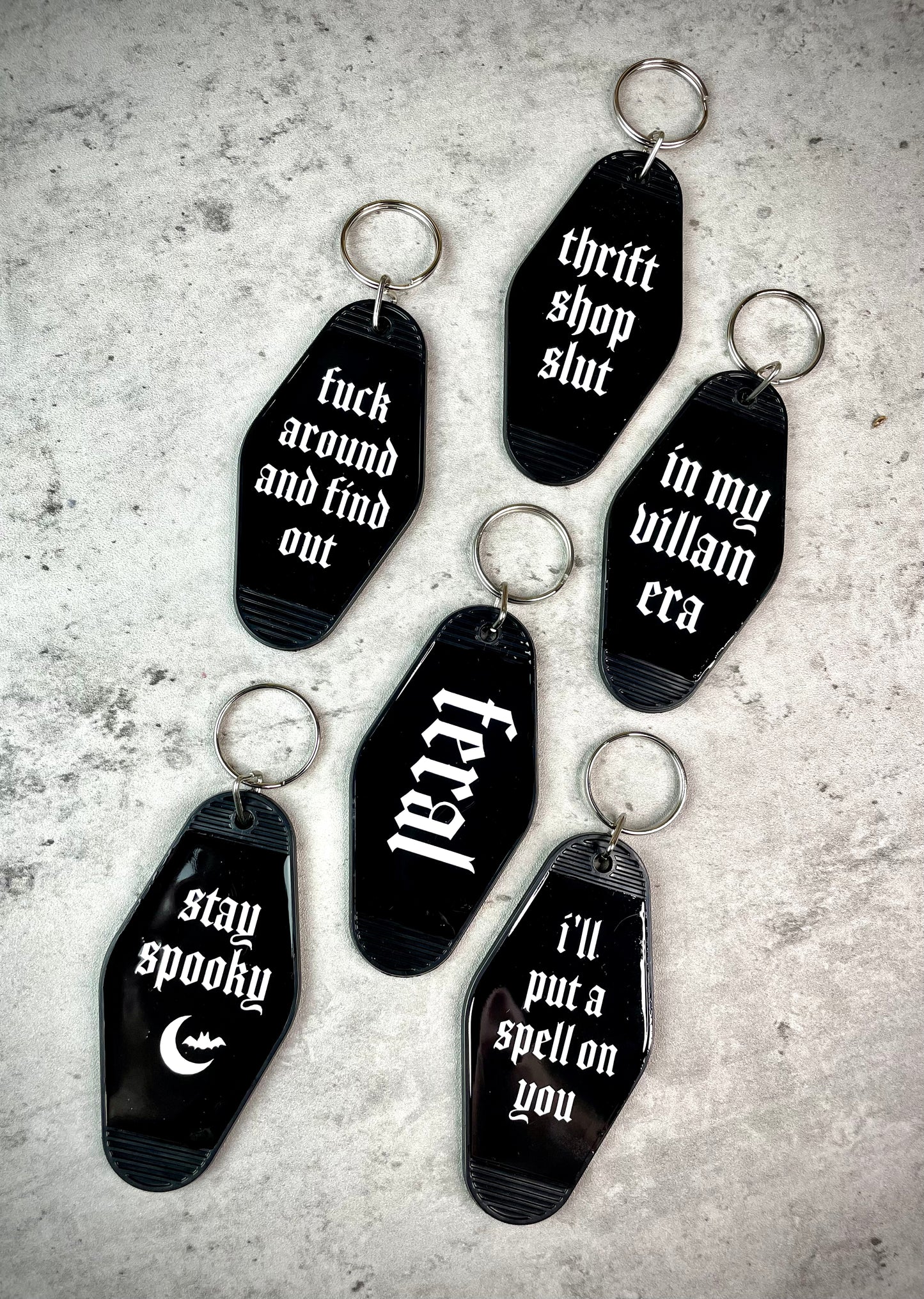 Motel Doom Keychains