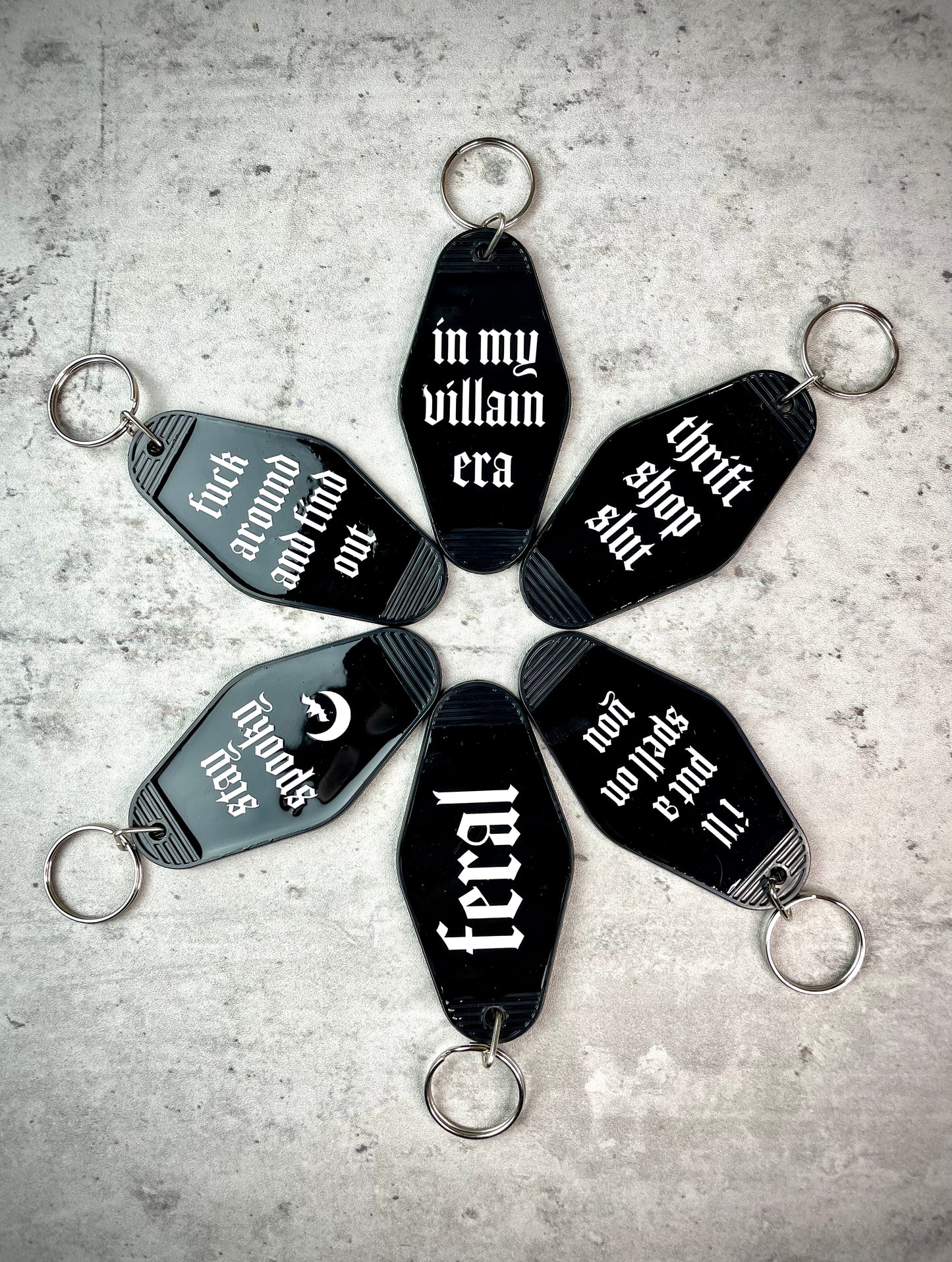 Motel Doom Keychains