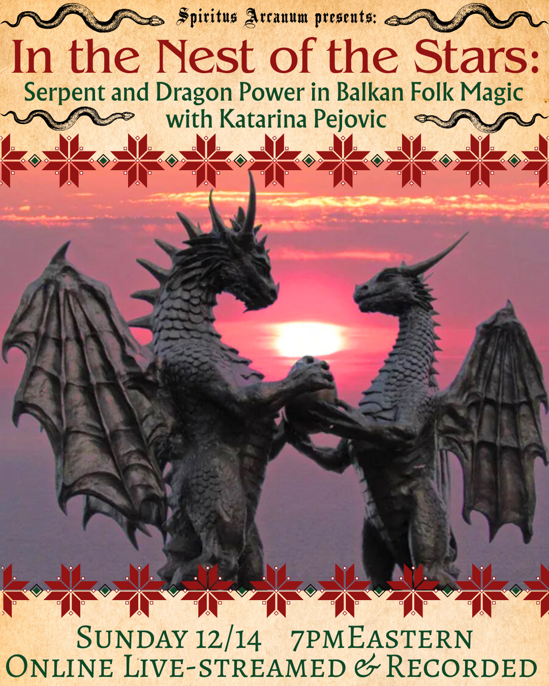In the Nest of the Stars: Serpent and Dragon Power in Balkan Folk Magic with Katarina Pejovic