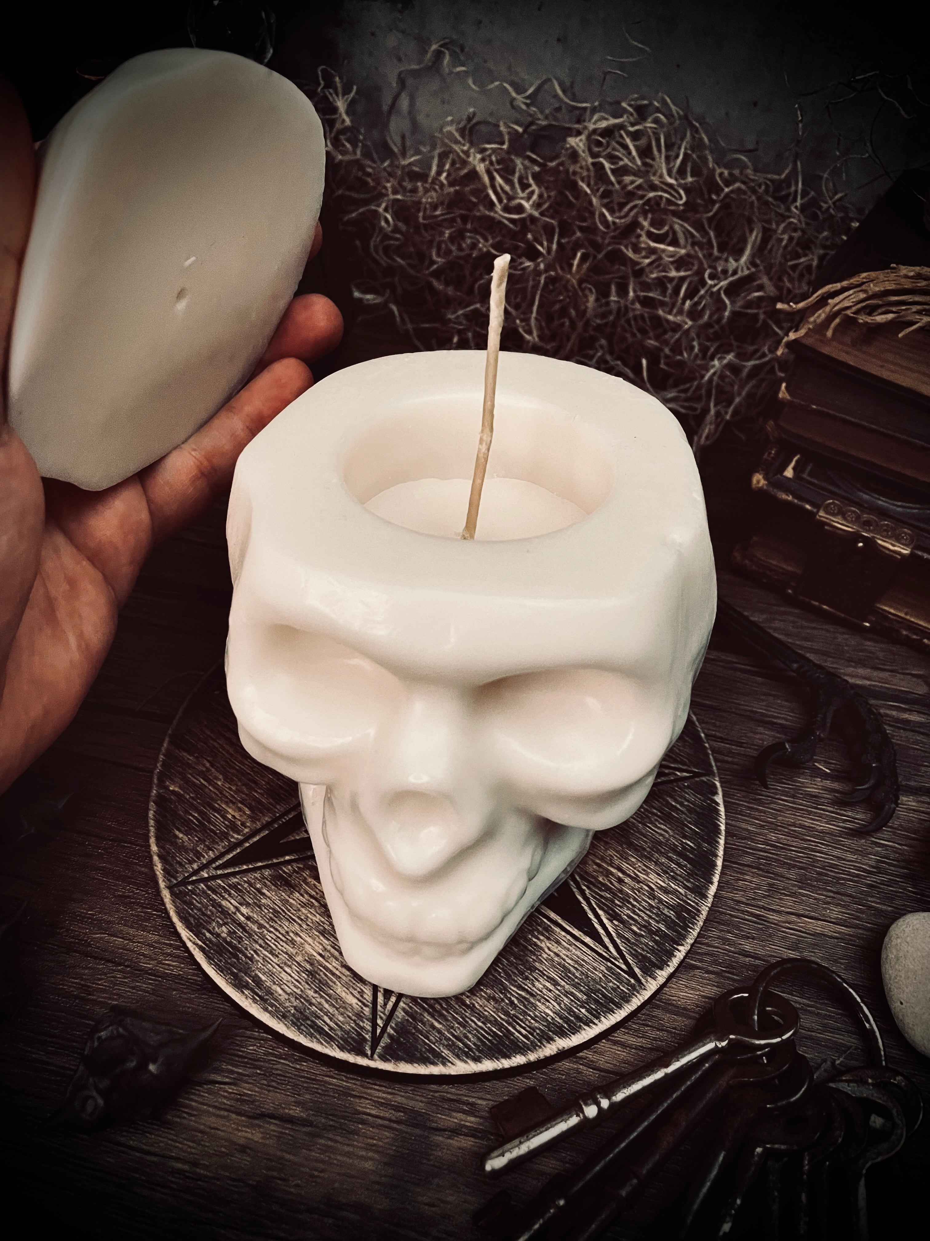 Jumbo Skull Candles