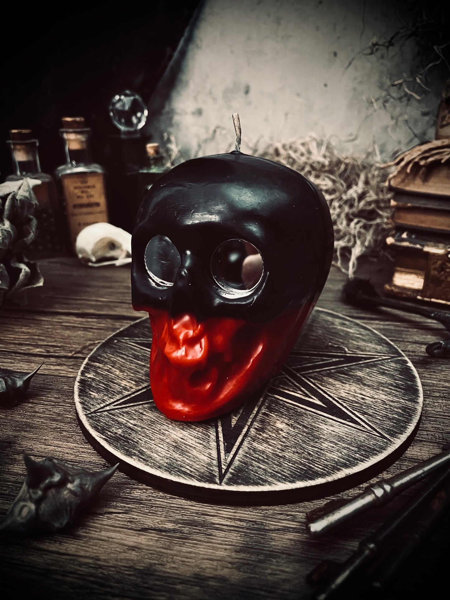 Reversing Skull Candle w/ Mirrors