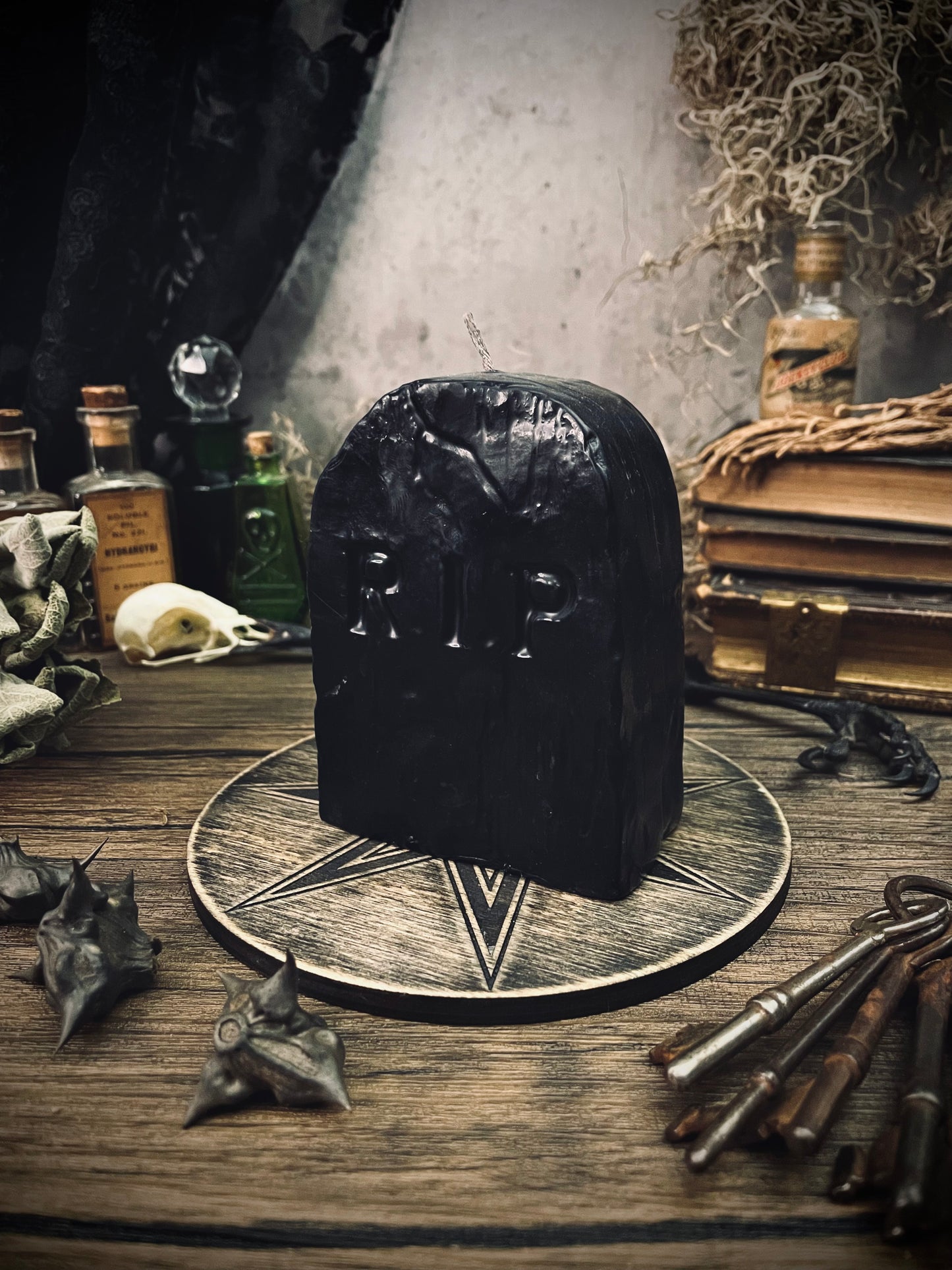 R.I.P. Tombstone Candle