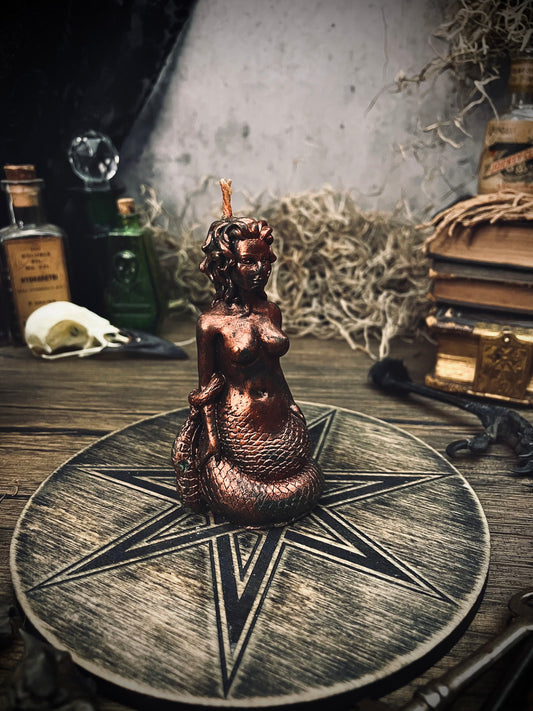 Green Medusa Candle