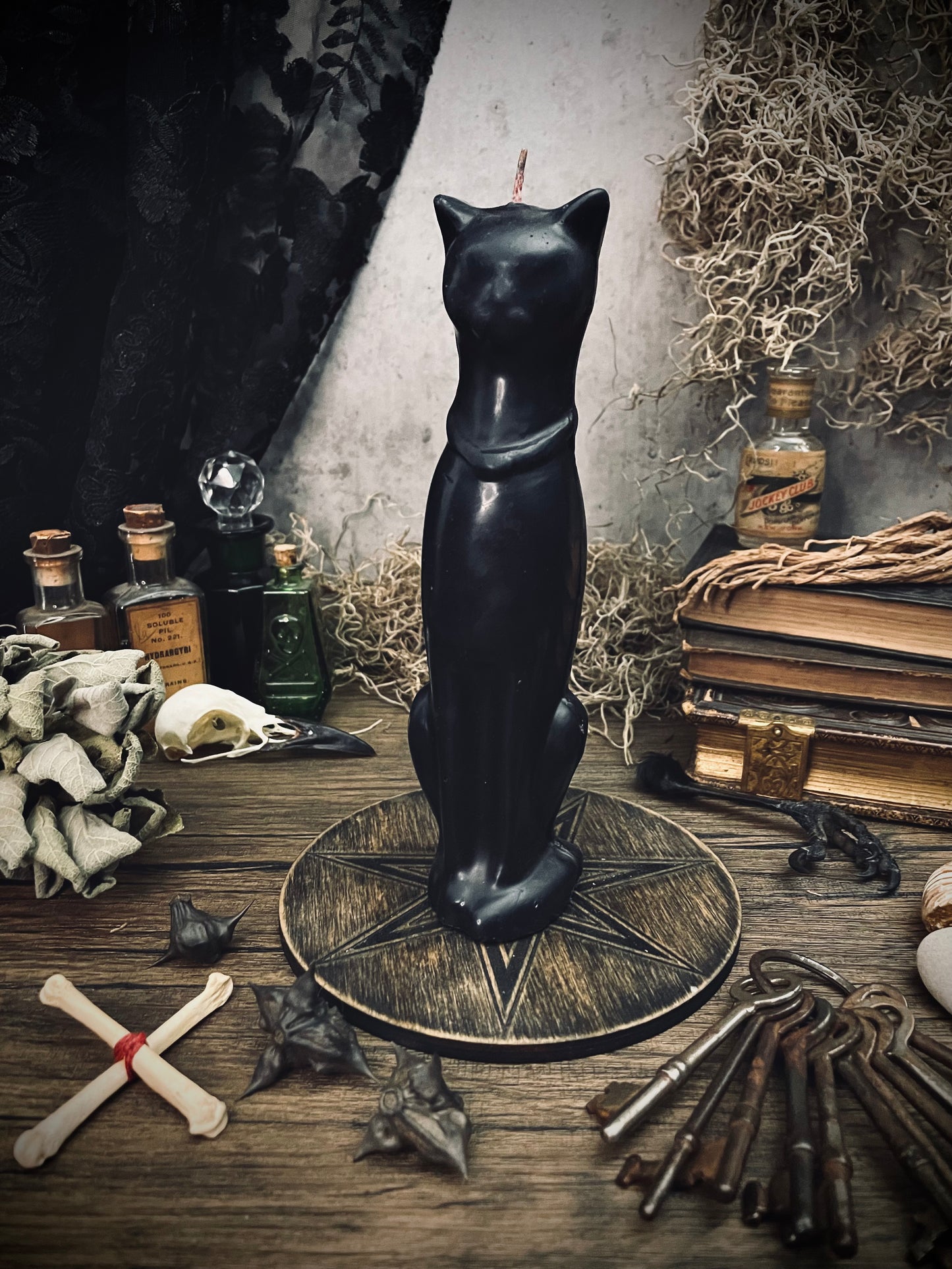 Cat Candle Large
