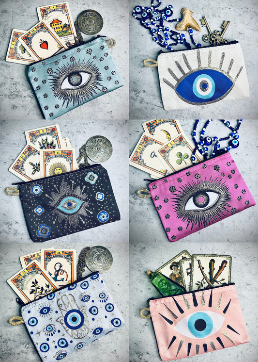 Evil Eye Zipper Pouch