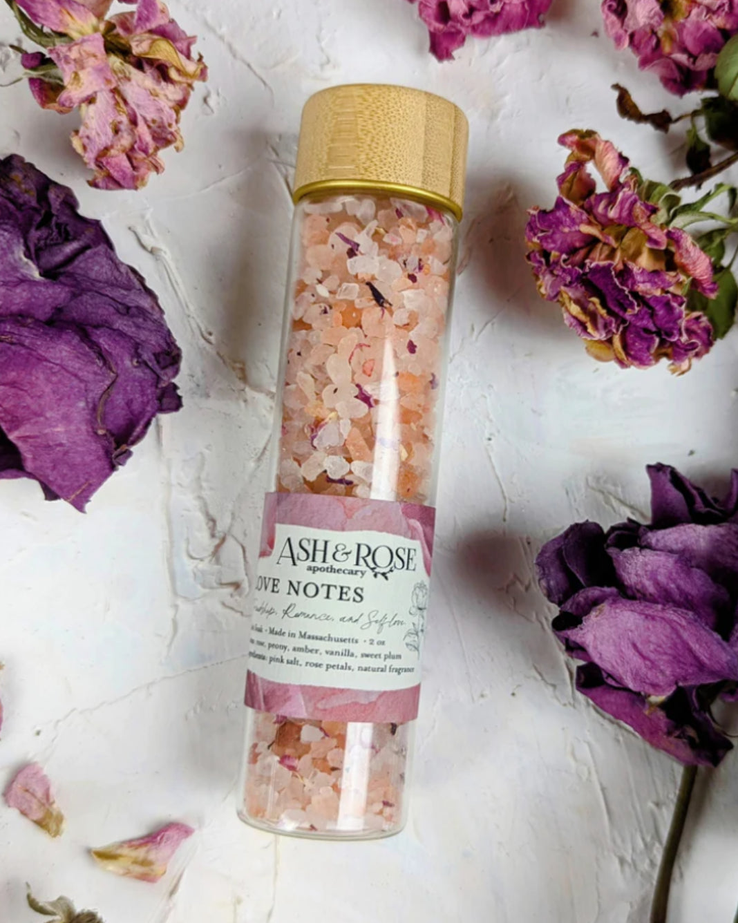 Ash & Rose Bath Soak | Love Notes