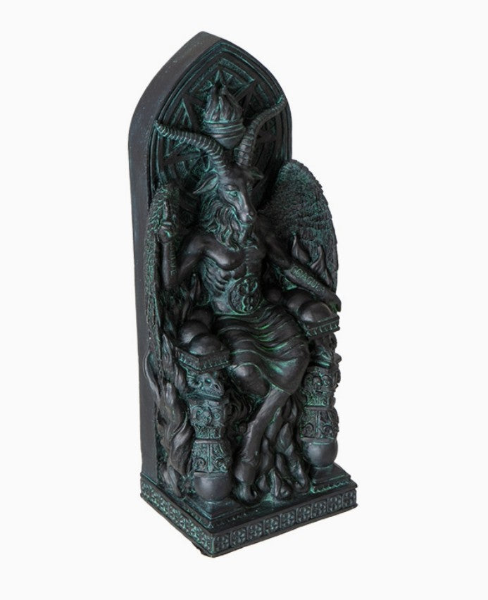 Enthroned Baphomet Statue