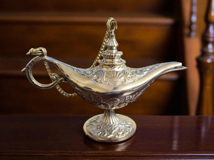 Brass Oil Lamp