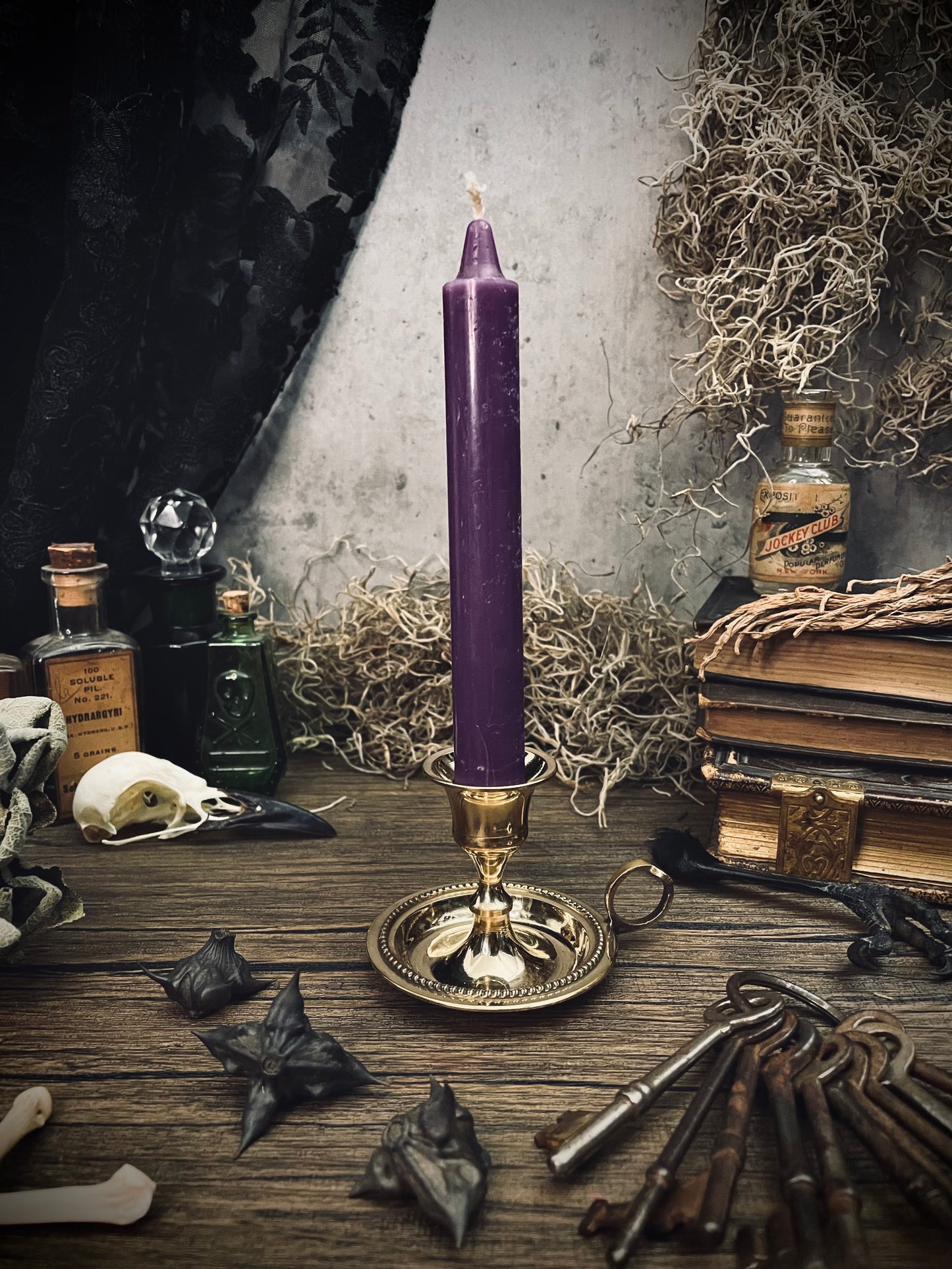 Brass Chamberstick Candle Holder