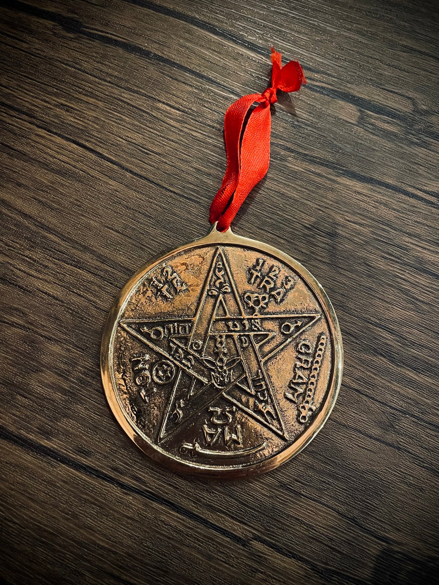Brass Pentagram Talisman