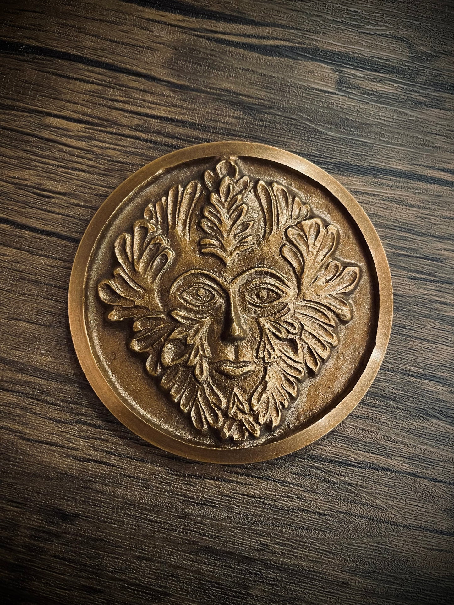 Green Man Plaque