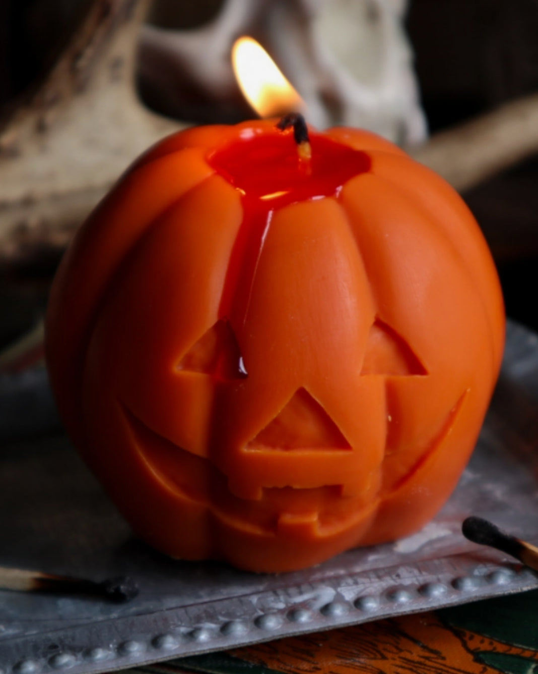 Jack-O-Lantern Candle