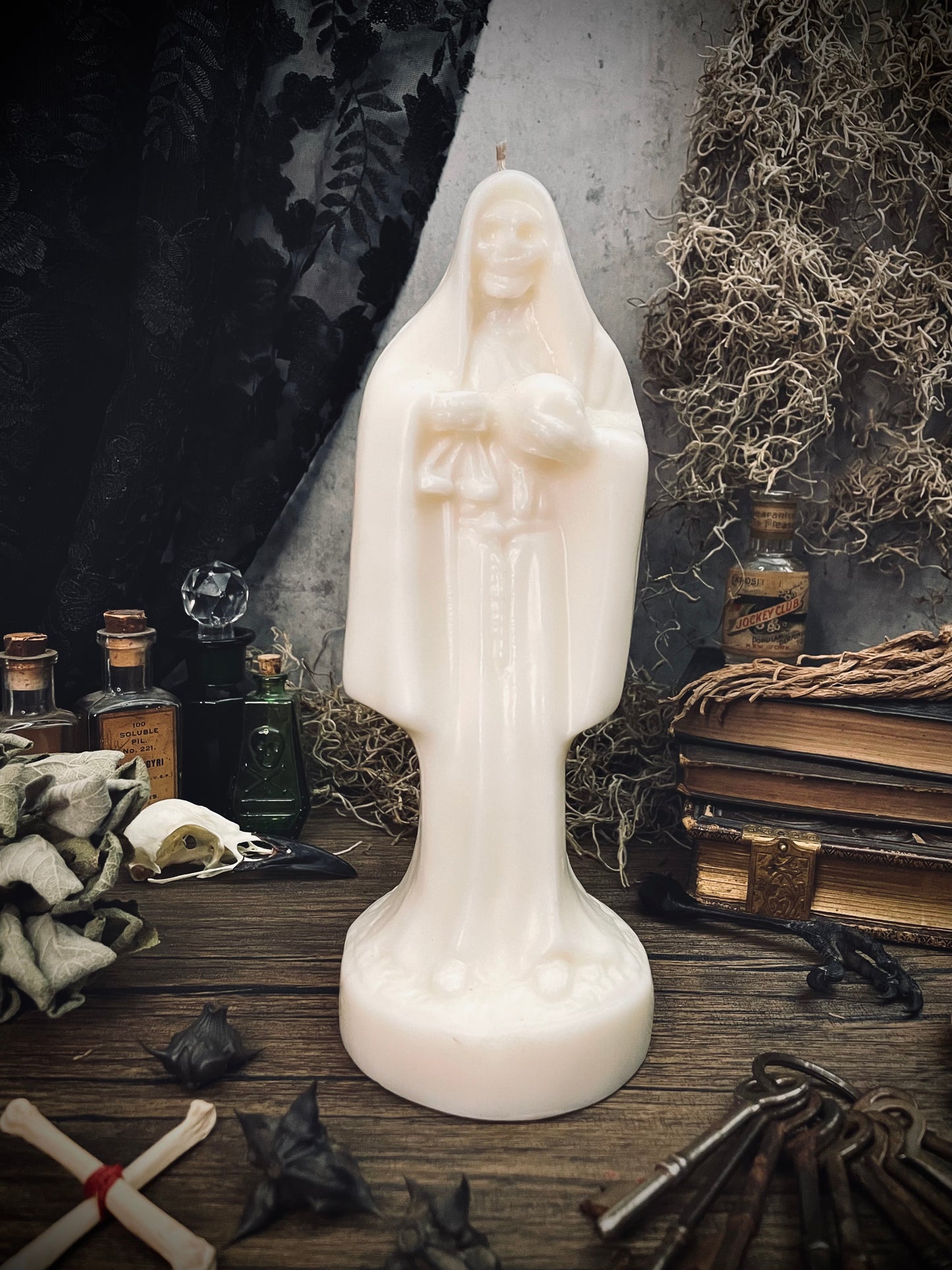 Large Santa Muerte Candle