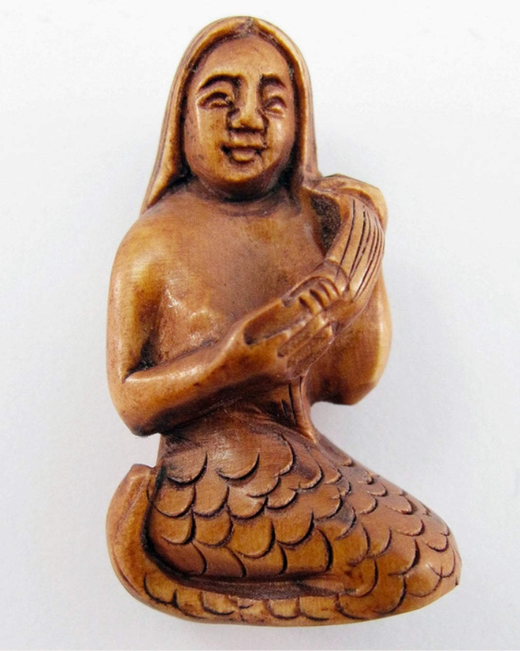 Carved Boxwood Ojime Beads