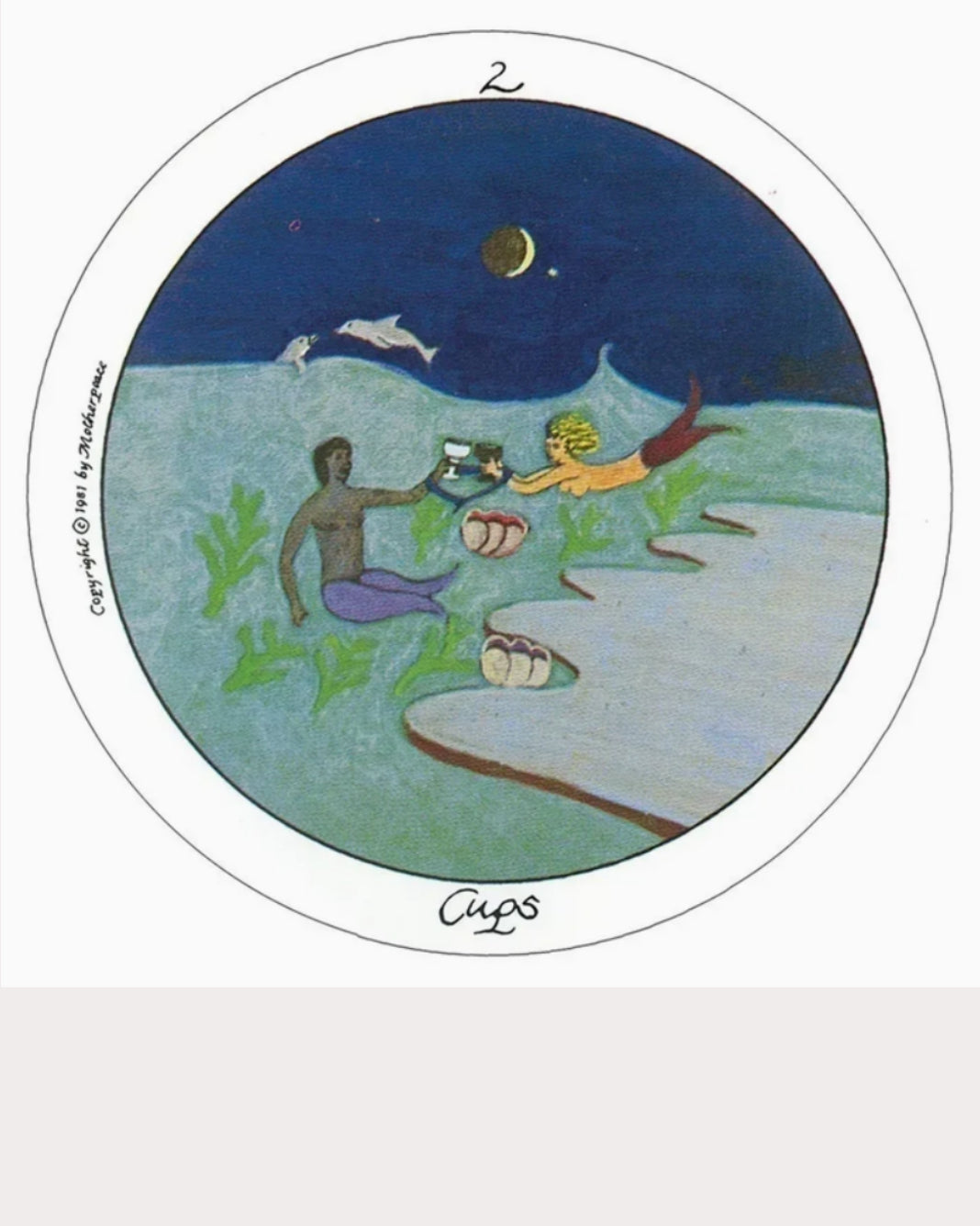 Mini Motherpeace Round Tarot Deck