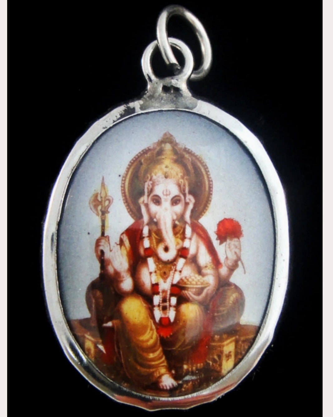 Ganesh Enamel Pendant