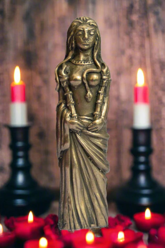 Pocket Hekate Cold-cast Bronze Statuette