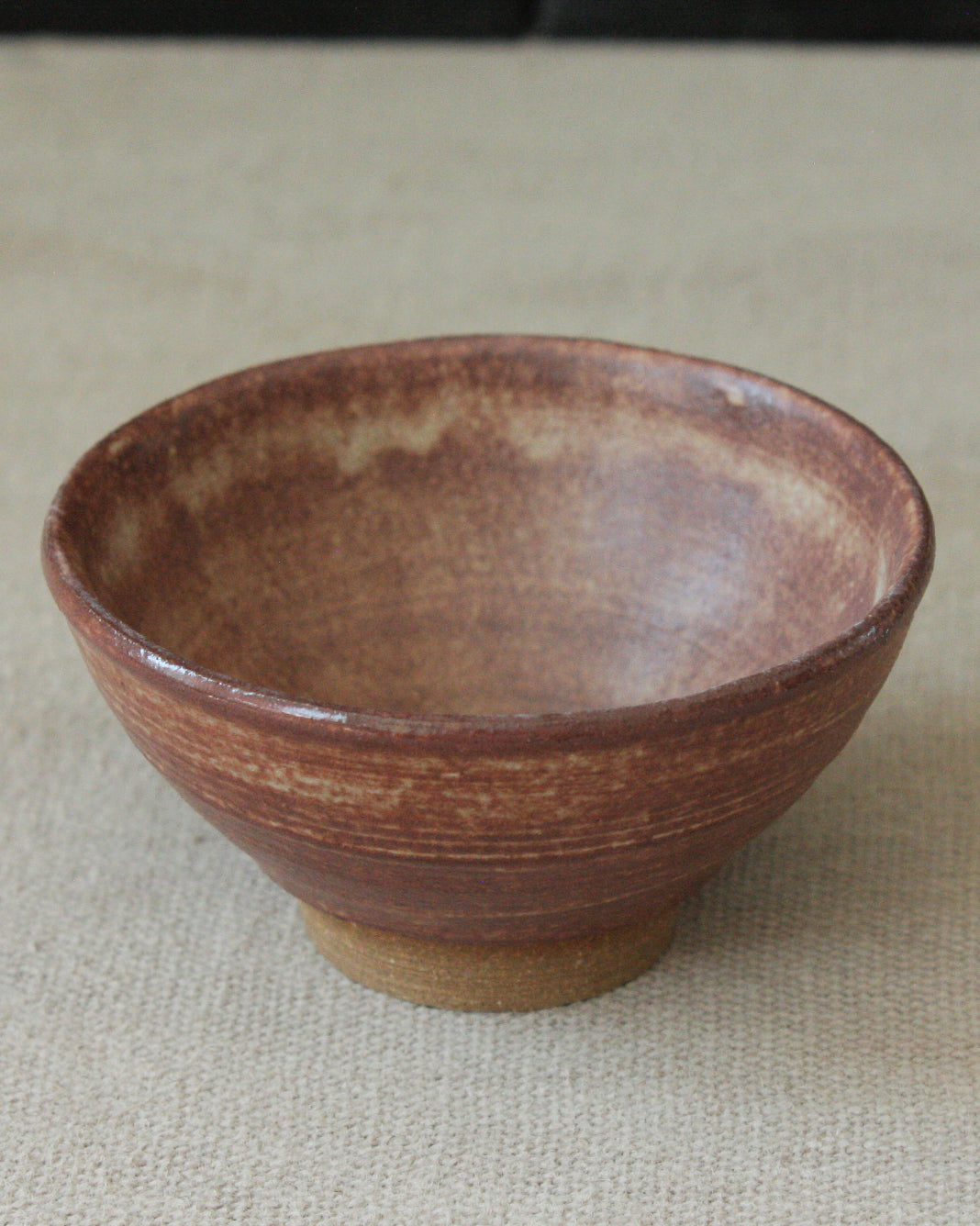 Deep Rust Shino Offering Bowl