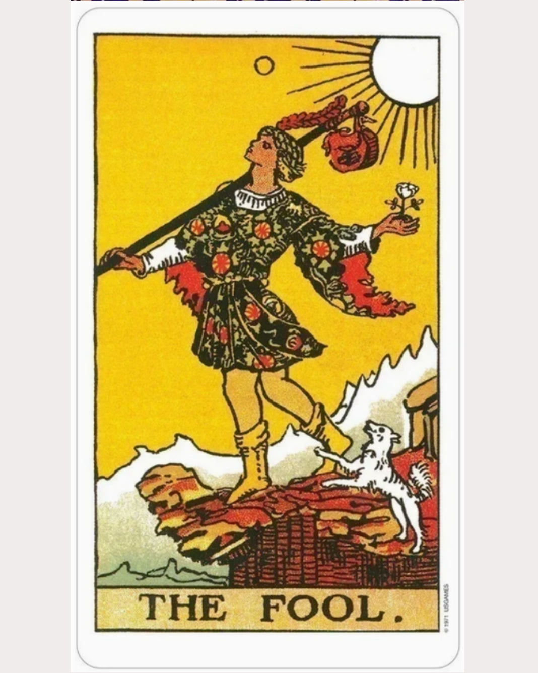 The Original Rider Waite Tarot Pack