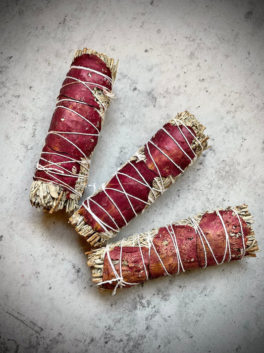 Rose & Blue Sage Herb Bundle