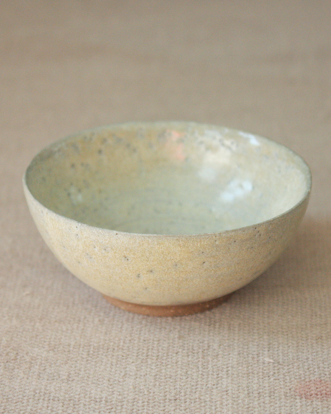 Glossy Cream Offering Bowl II