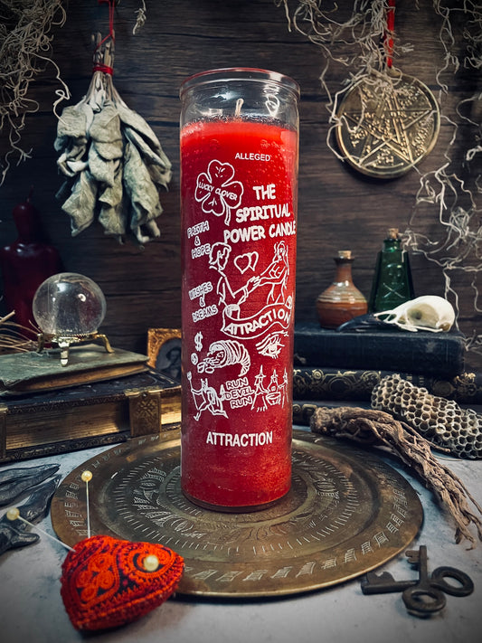 Attraction & Spiritual Power Red 7 Day Candle