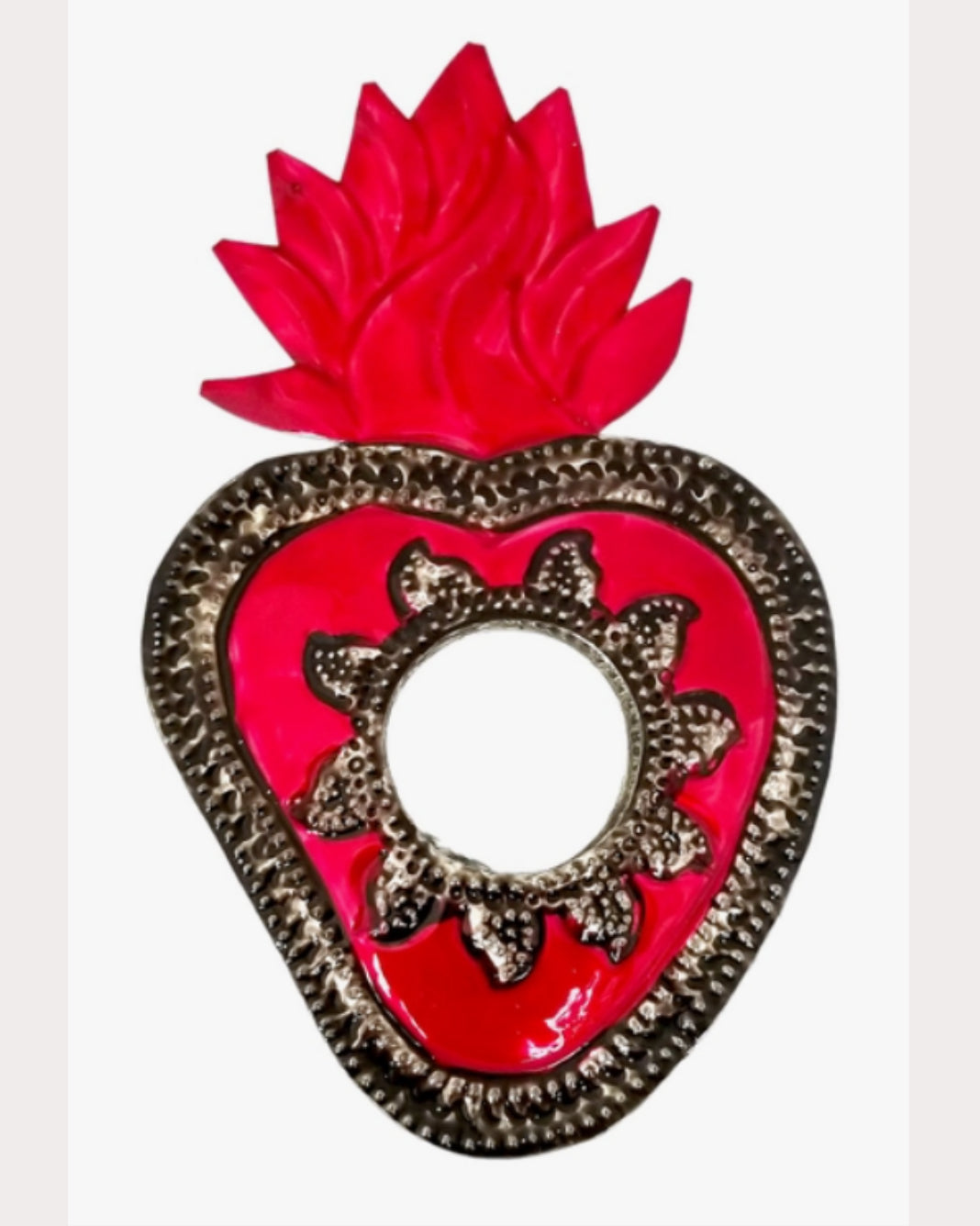 Mirrored Tin Heart #6