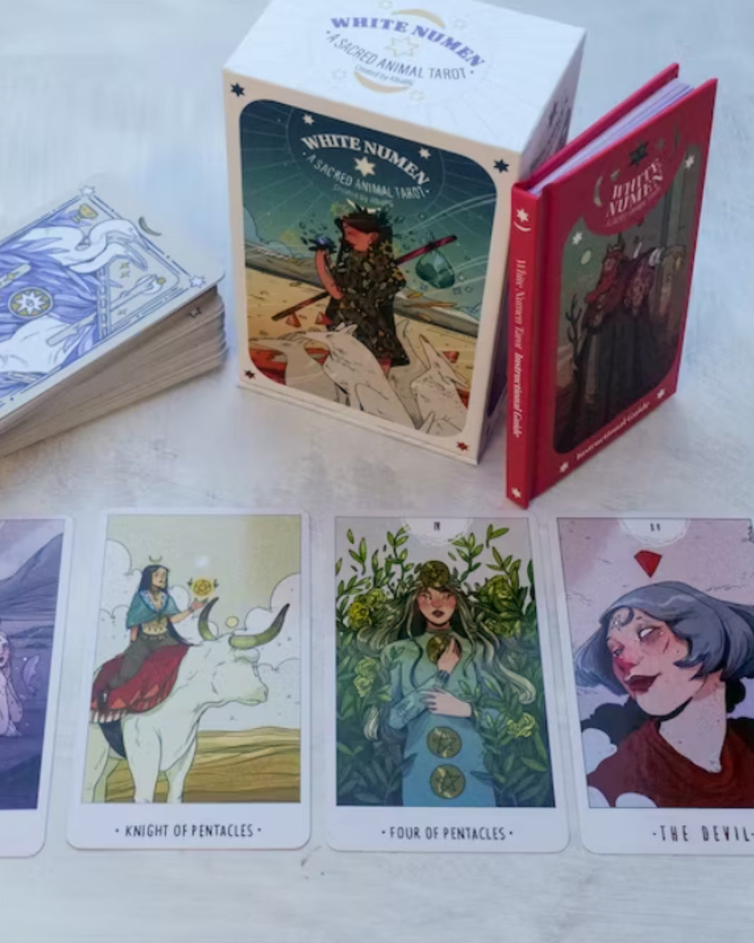 White Numen: A Sacred Animal Tarot