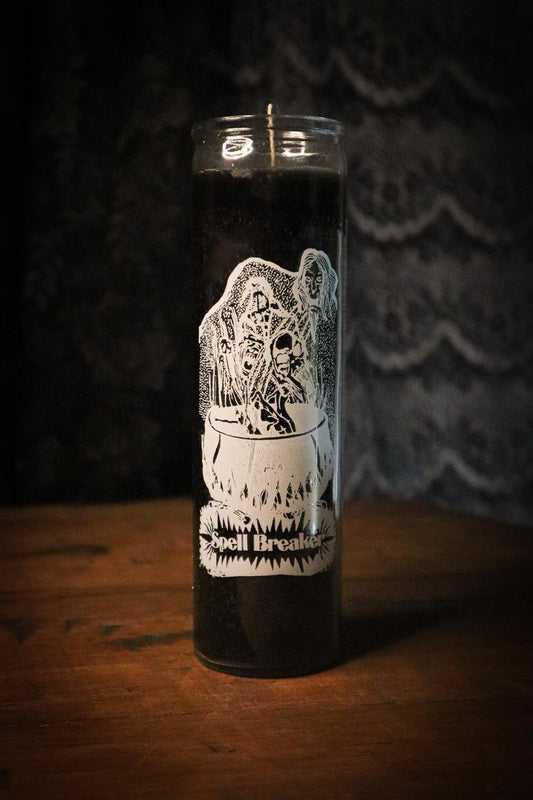 Spell Breaker/Against Witchcraft Black 7 Day Candle