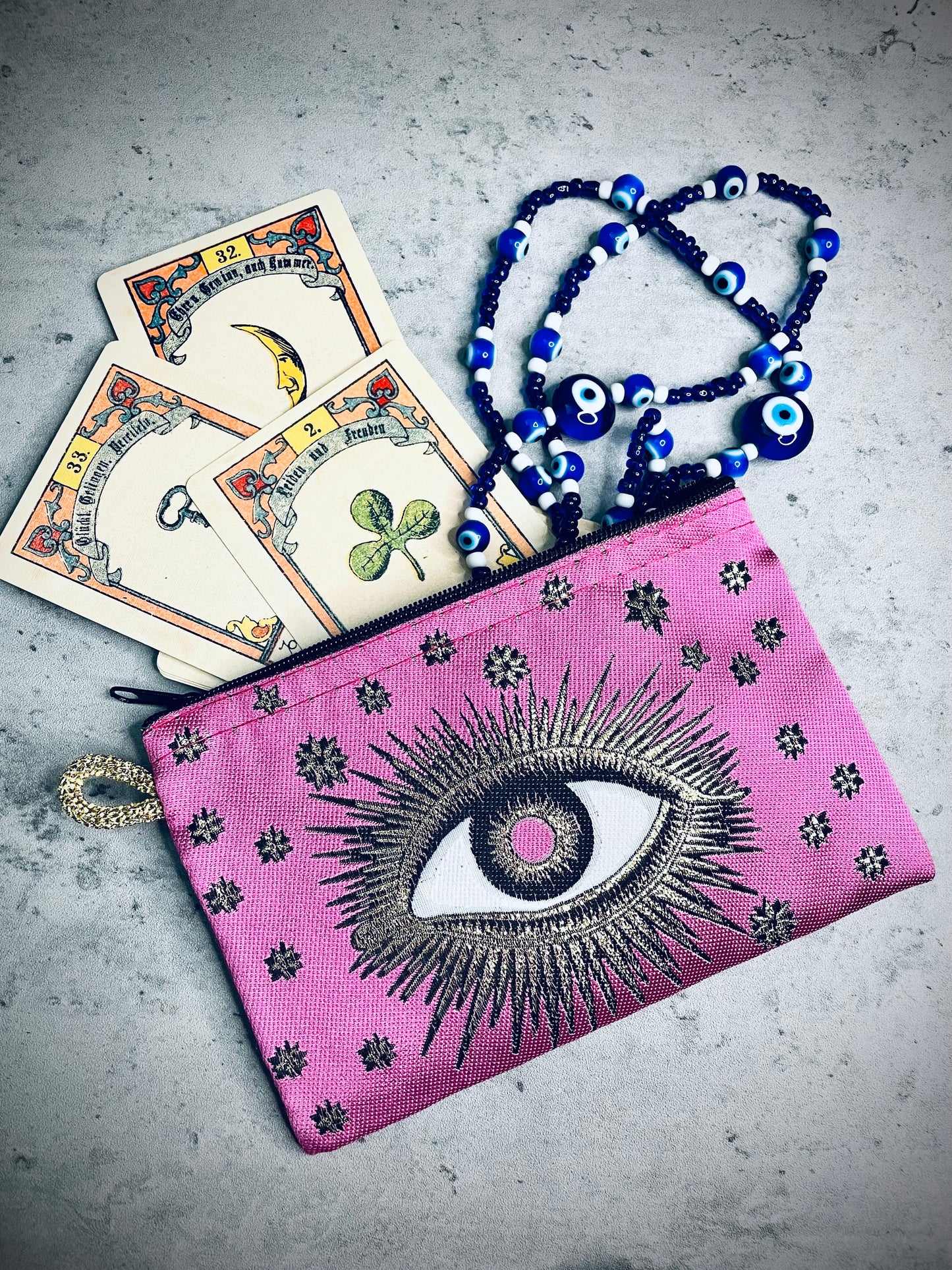 Evil Eye Zipper Pouch