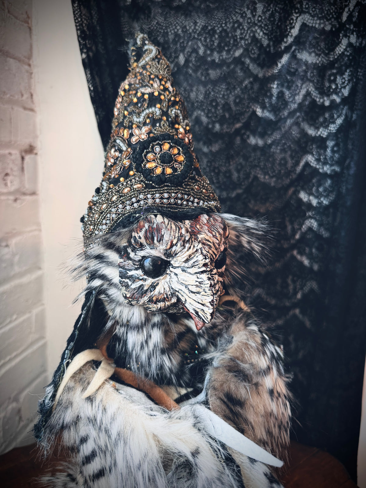 Owl Poppet by Blve Santa Cvlt