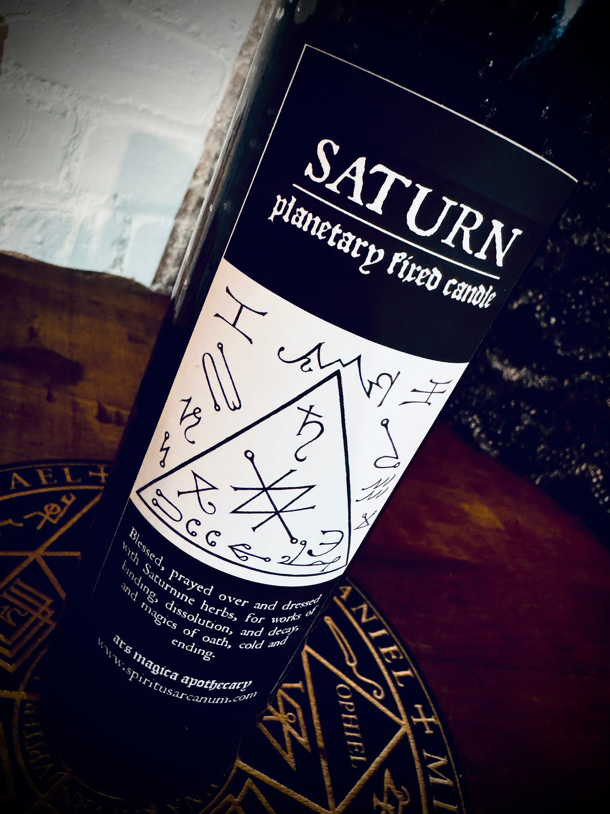 Saturn Fixed Planetary Candle