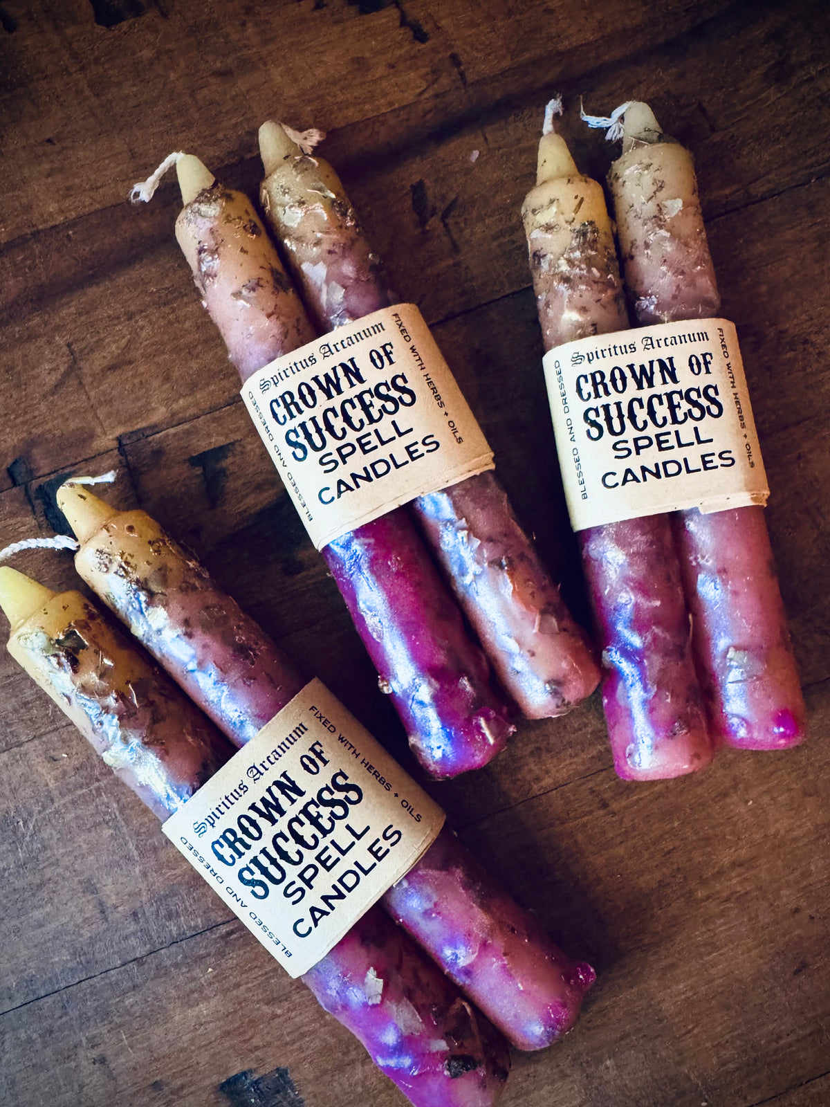 Crown of Success Spell Candle Set
