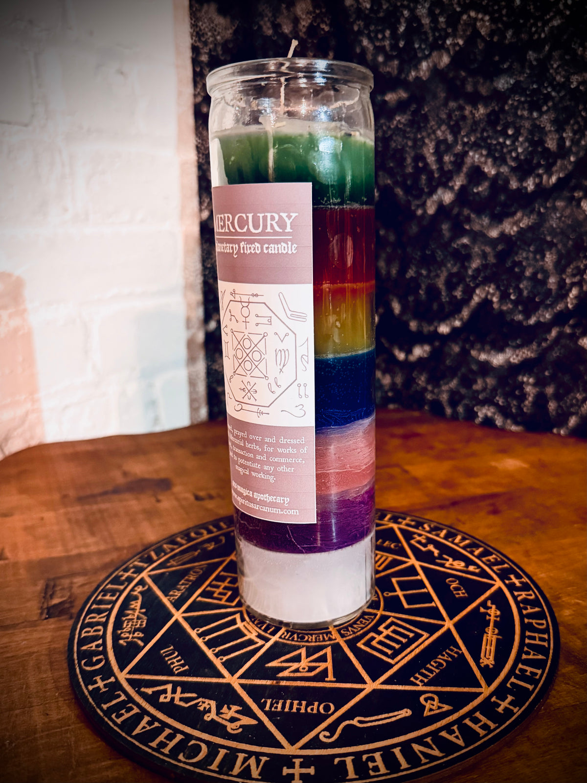 Mercury Fixed Planetary Candle