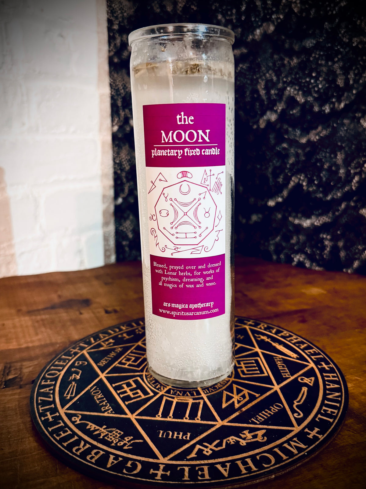 The Moon Fixed Planetary Candle