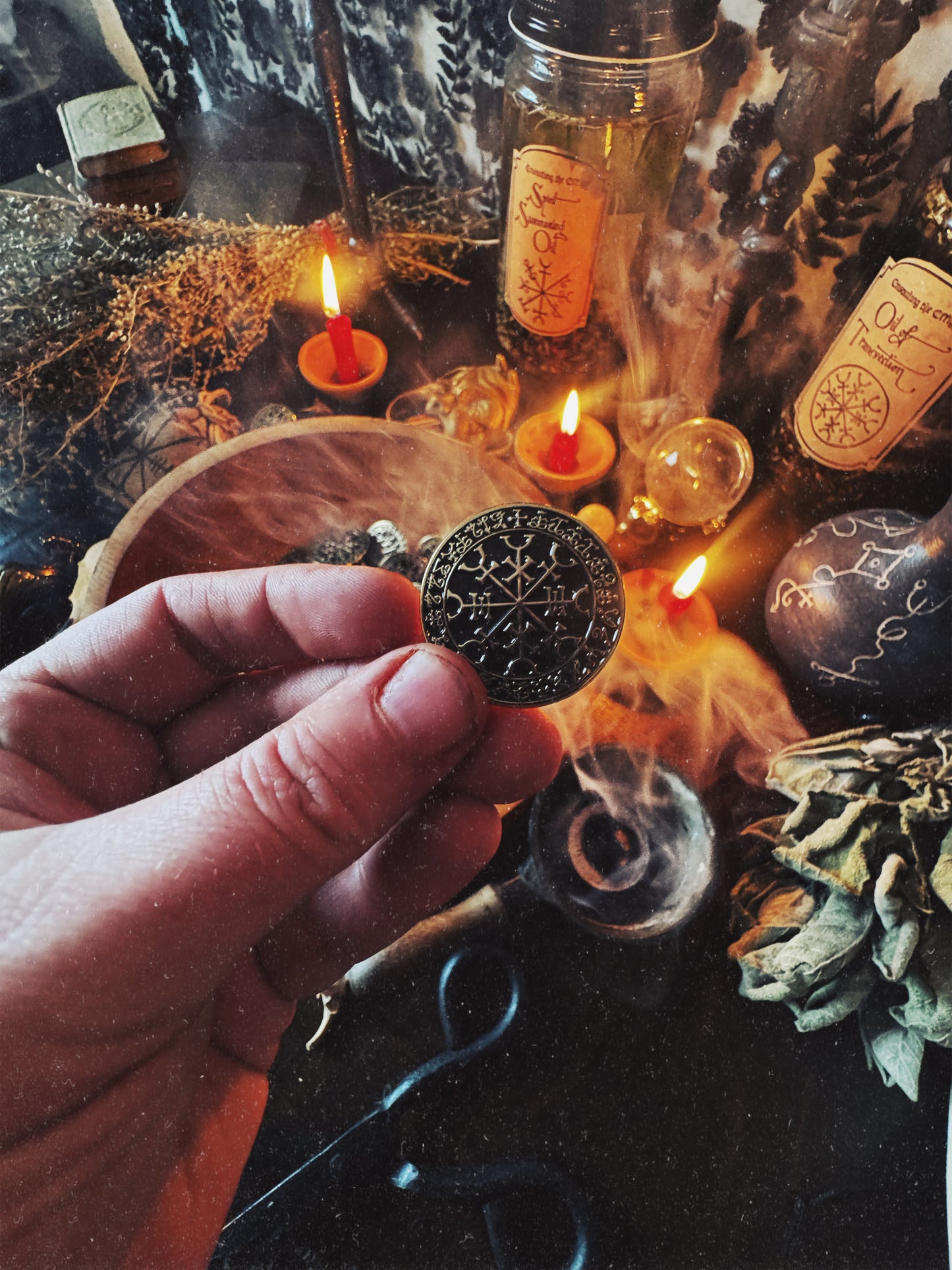 The Traveler's Seal Talisman Pin